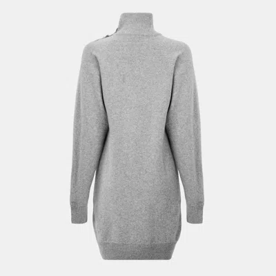 Balmain Mini Dresses In Gray