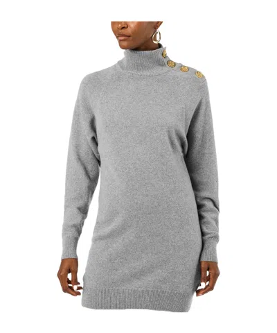 Balmain Mini Dresses In Gray
