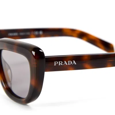 Prada Oversized Sunglasses In Multi