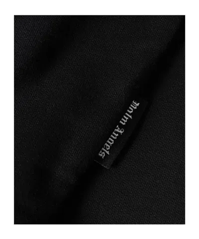 Palm Angels Black I Love Pa Regular Crew Pullover In Black