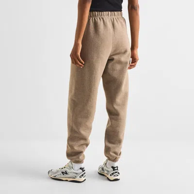 Essentials Drawstring Athletic Pants In Brown