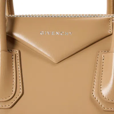 Givenchy Minimal Compact Handbag In Sand-colored