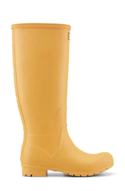 Hunter Lily Waterproof Rain Boot In Yellow