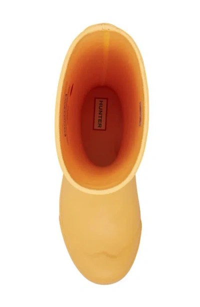 Hunter Lily Waterproof Rain Boot In Yellow