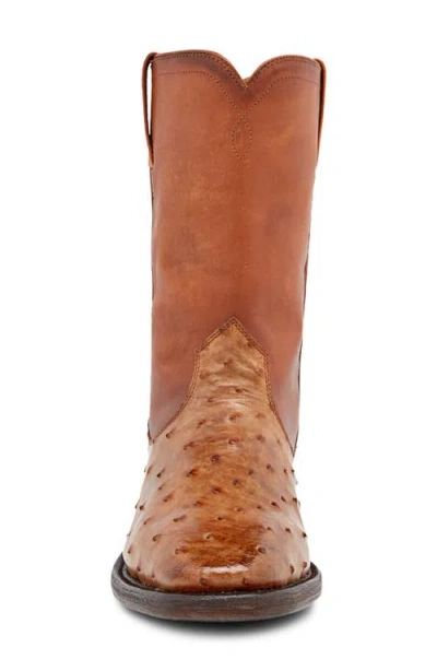 Frye Weston Roper Leather Boot In Blue