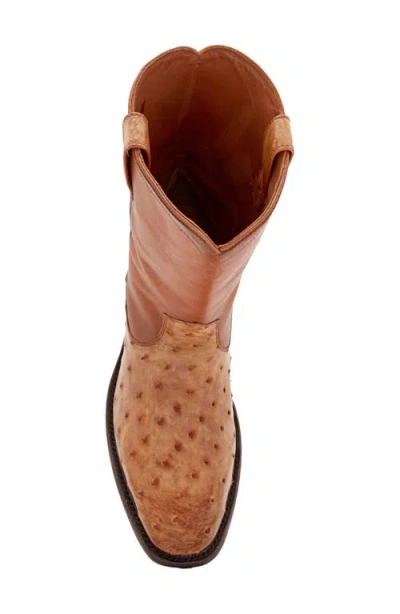 Frye Weston Roper Leather Boot In Blue