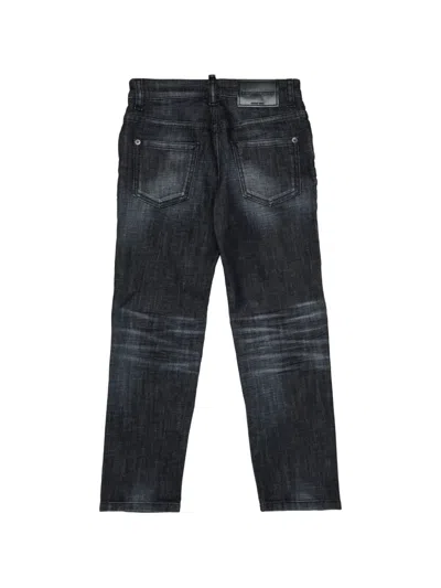 Dsquared2 Washed-effect Jeans In Blue