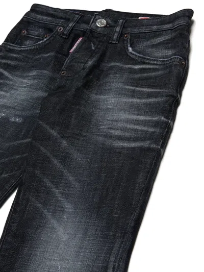 Dsquared2 Washed-effect Jeans In Blue