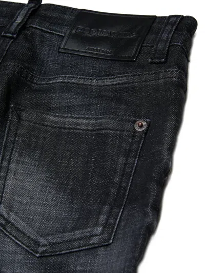 Dsquared2 Washed-effect Jeans In Blue
