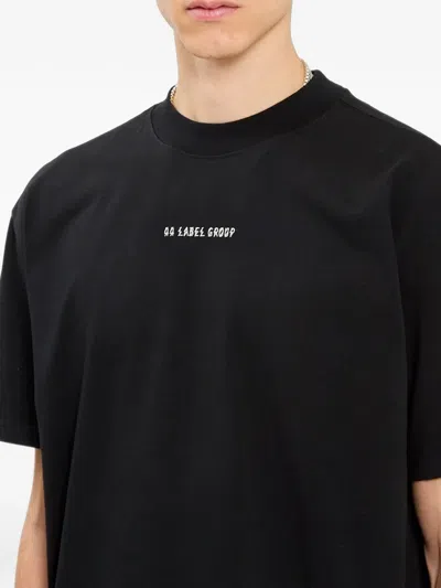 44 Label Group Graffiti-printed T-shirt In Black