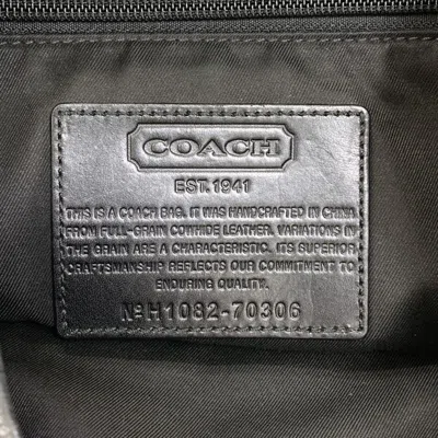 Pre-owned Coach Black Leather Backpack ()