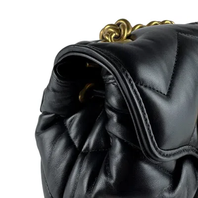 Pre-owned Gucci Black Leather Backpack ()