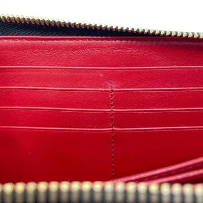 Pre-owned Prada Black Leather Long Wallet (bi-fold) ()