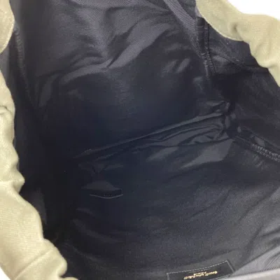 Pre-owned Saint Laurent Khaki Canvas Backpack ()