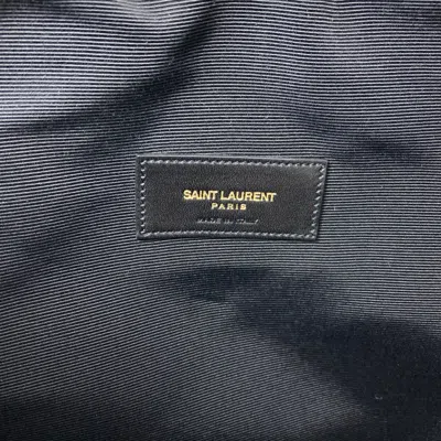 Pre-owned Saint Laurent Khaki Canvas Backpack ()