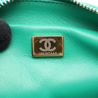 Pre-owned Chanel Green Leather Backpack ()