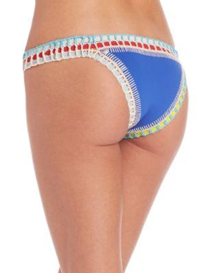 Shop Kiini Tuesday Bikini Bottom In Royal Multicolor