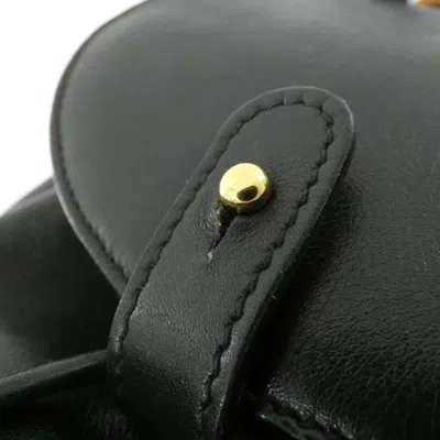Pre-owned Gucci Black Leather Backpack ()