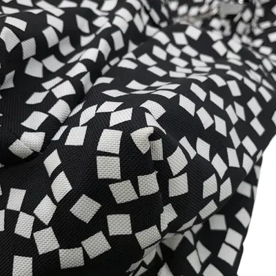 Pre-owned Celine Black White Nylon Canvas Leather Backpack () In Black, White