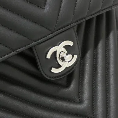 Pre-owned Chanel Black Leather Backpack ()
