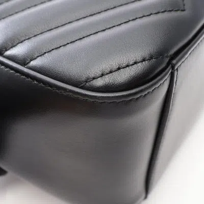 Pre-owned Gucci Black Leather Backpack ()