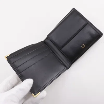 Pre-owned Dunhill Black Leather Wallet (bi-fold) ()