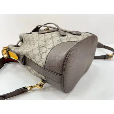 Pre-owned Gucci Beige Backpack ()