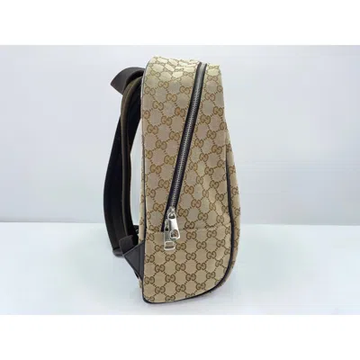 Pre-owned Gucci Brown Backpack ()