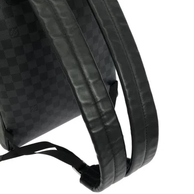 Pre-owned Louis Vuitton Damier Graphite Graphite Damier Graphite Backpack () In Damier Graphite, Graphite