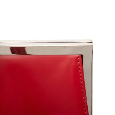 Pre-owned Saint Laurent Red Color Leather Backpack ()