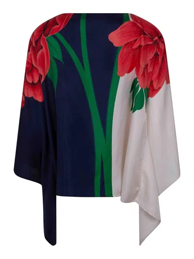La Doublej Square Top In Blue