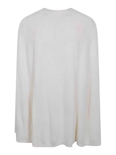Ralph Lauren Sweater Round Neck Pullover In White