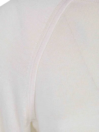 Ralph Lauren Sweater Round Neck Pullover In White