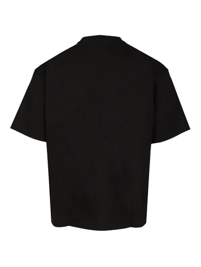 Versace T-shirt With Embroidered Logo In Multi