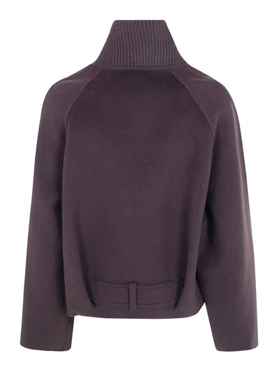 Seventy Wool Bomber Jacket In Brown