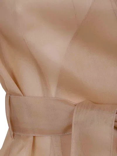 Antonelli Firenze Beige Wool Blend Jacket In Nude & Neutrals