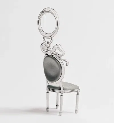 Dior Icon Bag Charm In White