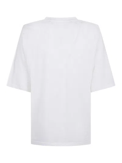Ma'ry'ya Lino Stretch T-shirt In White