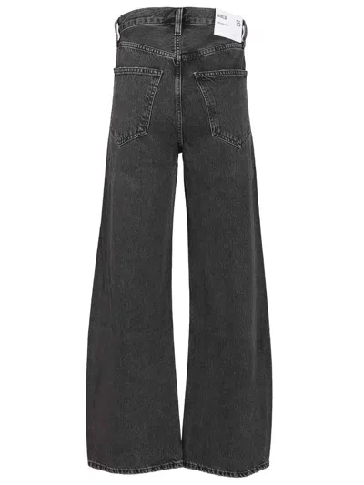 Agolde Low Curve Jeans In Black