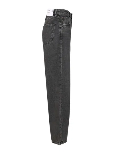Agolde Low Curve Jeans In Black