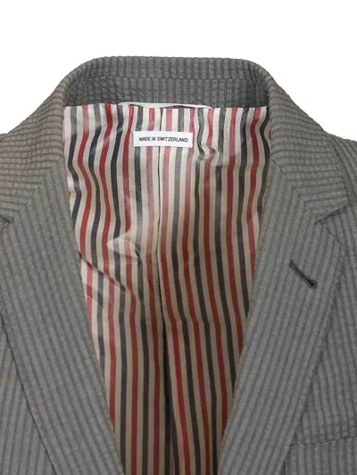 Thom Browne Blazer In Grey