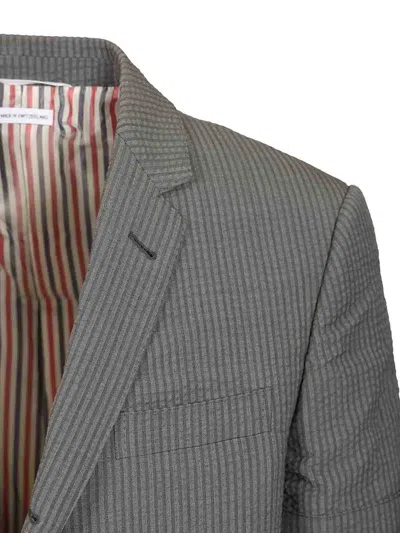 Thom Browne Blazer In Grey