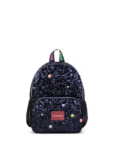 Billieblush Sequin-embellished Backpack In Blue