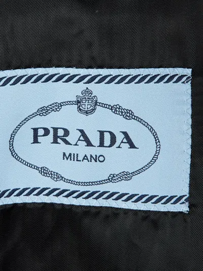 Pre-owned Prada 2023 Belted Blazer In Grey