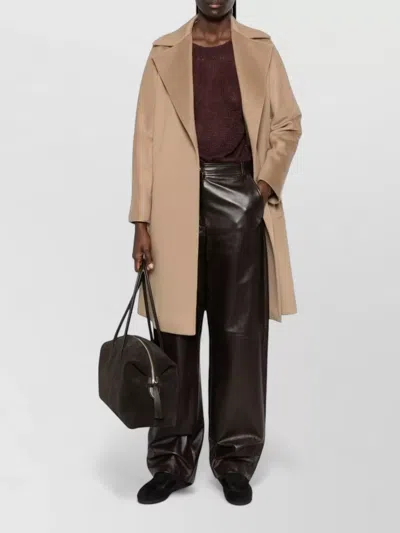 S Max Mara Wool Fitted Jacket In Pink