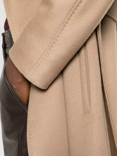 S Max Mara Wool Fitted Jacket In Pink