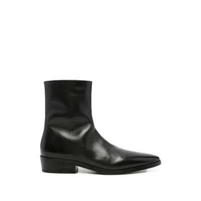 Marsèll Side-zip Leather Ankle Boots In Multi