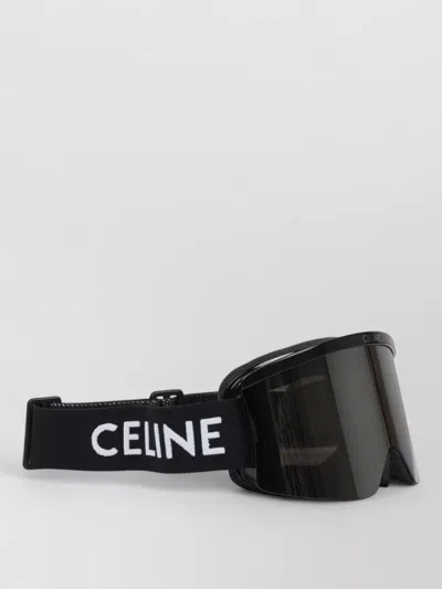 Celine Logo Ski Goggles In Black