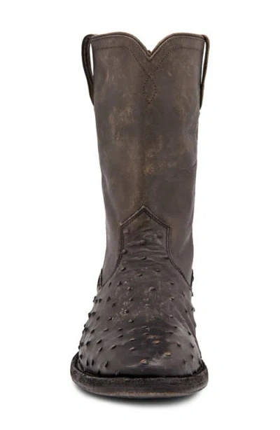 Frye Weston Roper Leather Boot In Brown