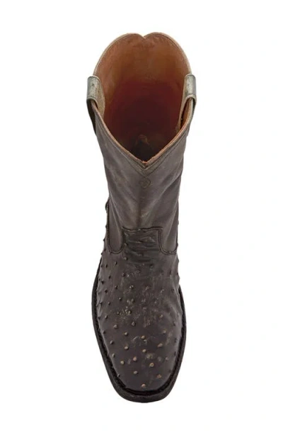 Frye Weston Roper Leather Boot In Brown